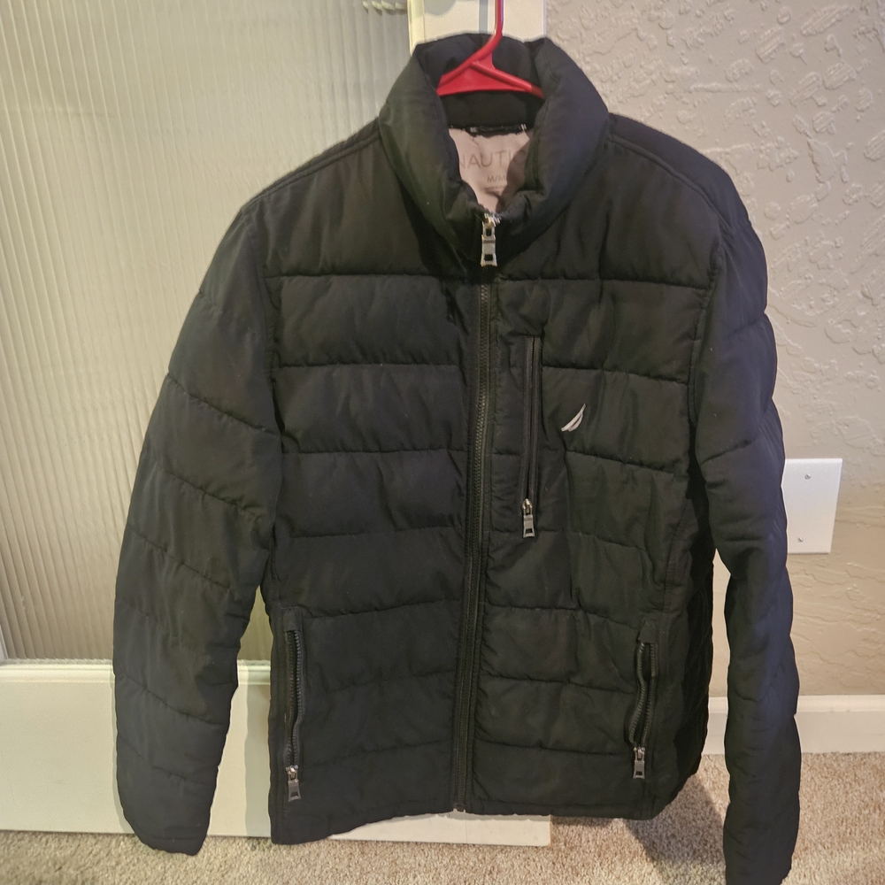 Nautica Men's Dark Puffer Jacket